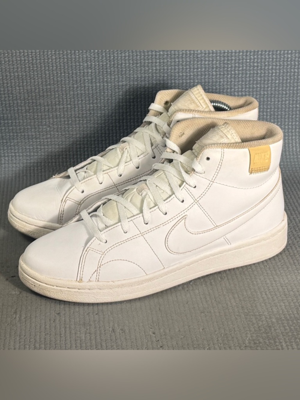 Nike Court Royale 2 Mid Triple White Women's Shoes CT1725-100 Size 8.5‎